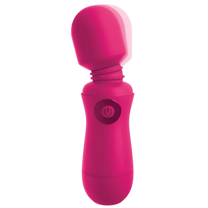 Pipedream Vibrators Omg Wands Enjoy Rechargeable Vibrating Wand Fuchsia