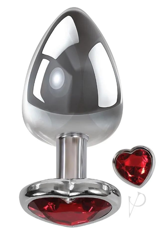 Adam and Eve Anal Aande Heart Gem Anal Play Large Red