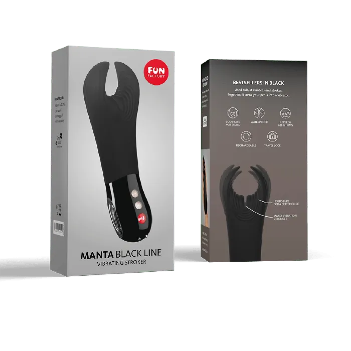 FUN FACTORY Manta VIBRATING STROKER Fun Factory Male Sex Toys
