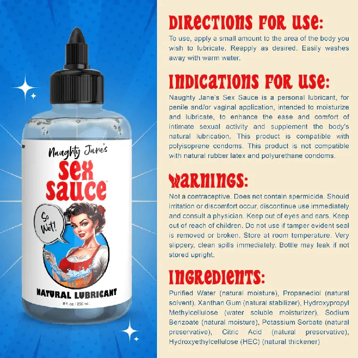 Naughty Janes Sexual Health Wellbeing Naughty Janes Sex Sauce Natural Lubricant