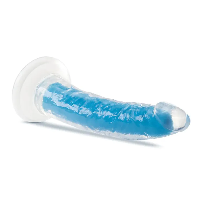 Female Sex Toys Neo Elite Prysm Glow in the Dark Dual Density Silicone Dildo Blush