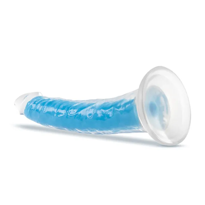 Female Sex Toys Neo Elite Prysm Glow in the Dark Dual Density Silicone Dildo Blush