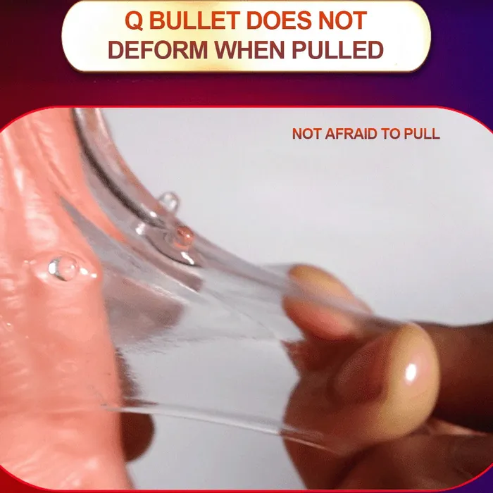 Domlust Male Sex Toys Jelly Silicone Cock Sleeve Vibrating Penis Extender Delay Ejaculation Condom Sex Toys for Men