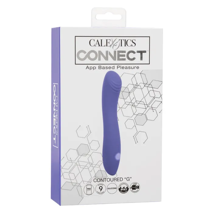 Calexotics Connect Contoured G Periwinkle CalExotics Vibrators Calexotics Connect Contoured G Periwinkle CalExotics Vibrators