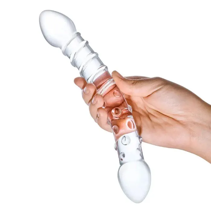 Electric Novelties Dildos Double Trouble Glass Dildo Electric Novelties Dildos Double Trouble Glass Dildo