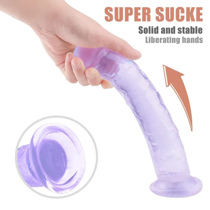 mysite Vibrators long slim dildos skinny Purple flexible