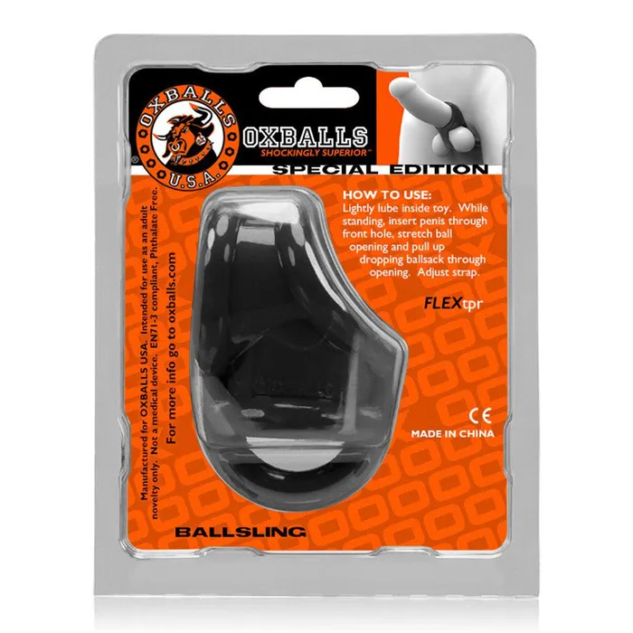 Oxballs Anal Oxballs Ballsling Cocksling W Splittler Black